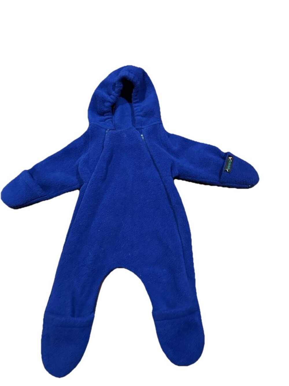 Vintage Avalanche Baby Polartec Fleece Winter Bunting Snow Suit Size 6-9 Mo USA